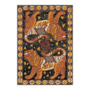 GobekUsa Double Tiger Bohemian Moroccan Rug Retro Decor for Living Room