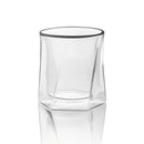 Double Wall Hexagon Whiskey Glasses - 10oz