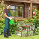 Double Box Garden Wooden Greenhouse by LJGDeals