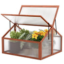 Double Box Garden Wooden Greenhouse by LJGDeals