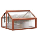 Double Box Garden Wooden Greenhouse by LJGDeals