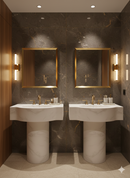Gold Square Mirror - Unlacquered Brass Mirror