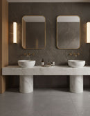 Rectangular Brass Mirror - Unlacquered Brass Frame Mirror