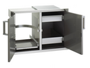Fire Magic Double Doors with Trash Tray & Dual Drawers