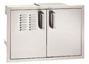 Fire Magic Double Doors with Trash Tray & Dual Drawers & Louvered Doors