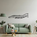 Douglas F-4D Metal Aircraft Wall Art - NCP0271