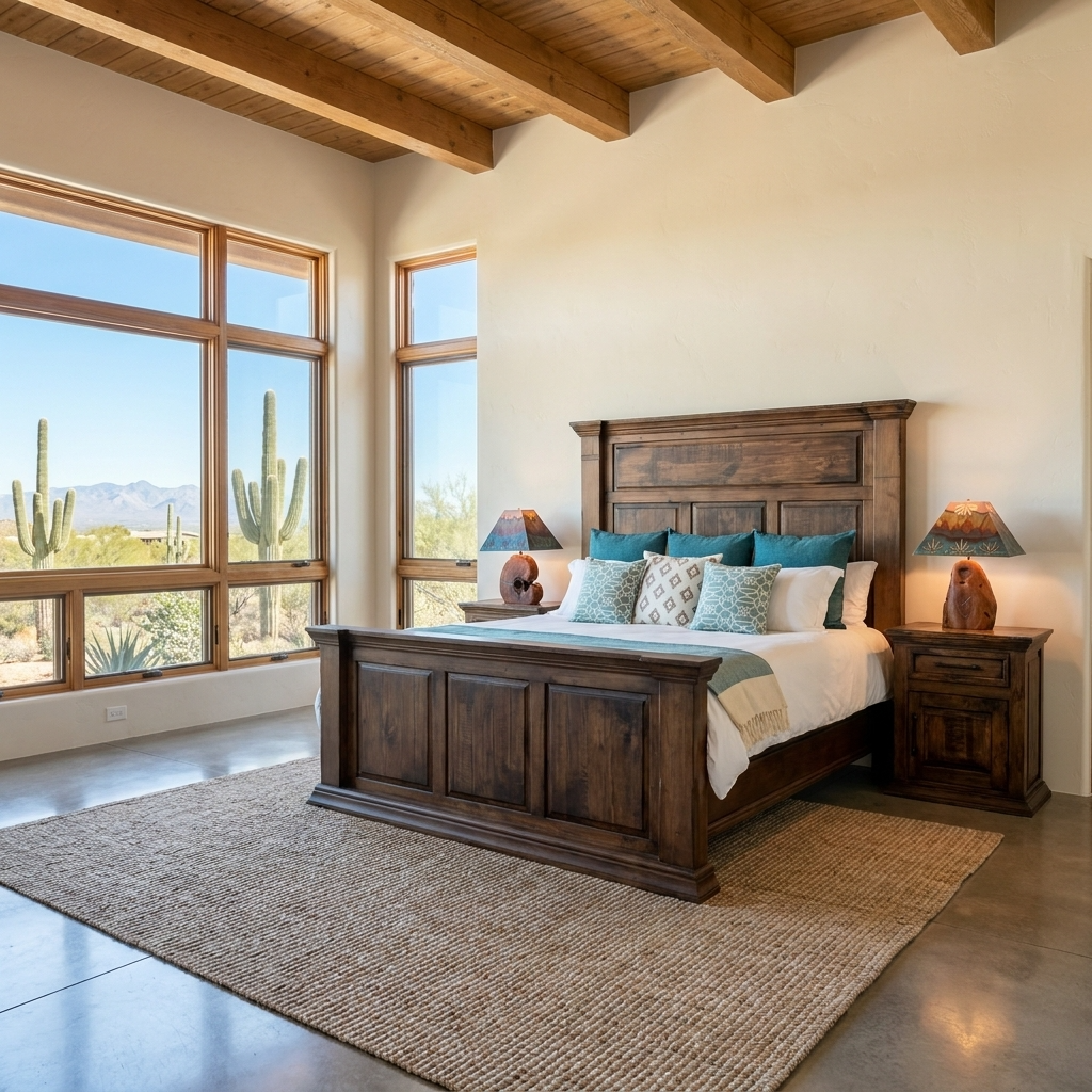 Floresville Crown Rustic Bed, photo 5 of 6