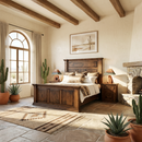 Floresville Crown Rustic Bed