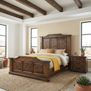 Lubbock Bed | Rustic Solid Wood Bed Frame