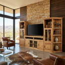 Santa Cruz Rustic Entertainment Center 3 Pcs