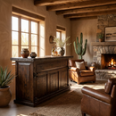 Gran Hacienda Corral Rustic Bar by Rustics for Less