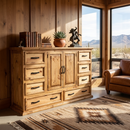 Houston Traditional Rustic Dresser