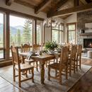 Santa Rita 8' Rustic Dining Table
