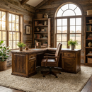 Oasis Corner Rustic Desk
