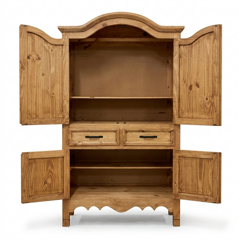 Sierra Rustic Pine Armoire, photo 7 of 7