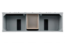 James Martin Brittany 72" Double Bathroom Vanity, Urban Gray