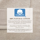 Cotton Linen-Like Border 6-Piece Towel Set - Priya Collection by Great Bay Home