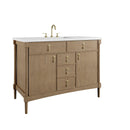 James Martin Kinnsden 48" Single Bathroom Vanity, Weathered Oak
