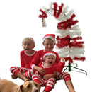 Dr. Seuss Red & White Tinsel Christmas Tree by Lee Display