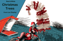 Dr. Seuss Red & White Tinsel Christmas Tree by Lee Display