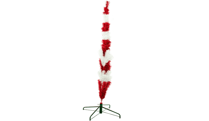 Dr. Seuss Red & White Tinsel Christmas Tree