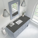 James Martin Breckenridge 60" Single Bathroom Vanity, Serenity Blue