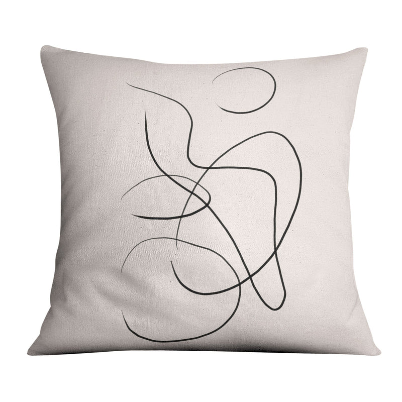 Drawn Lines Cushion