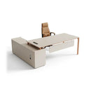 Selby · White L-Shaped Desk