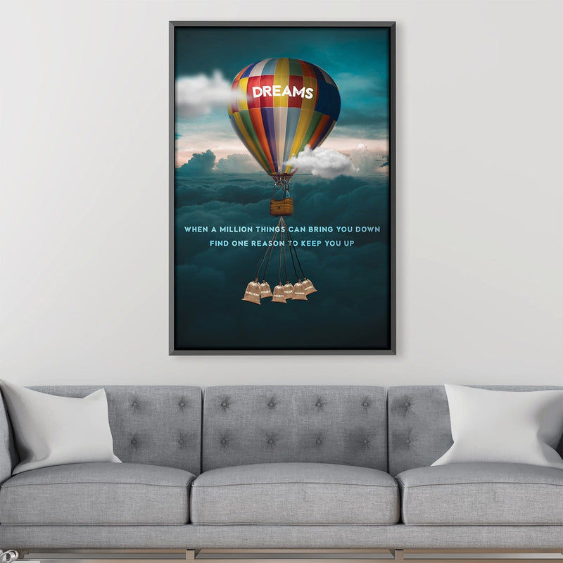 Dreams Balloon Canvas