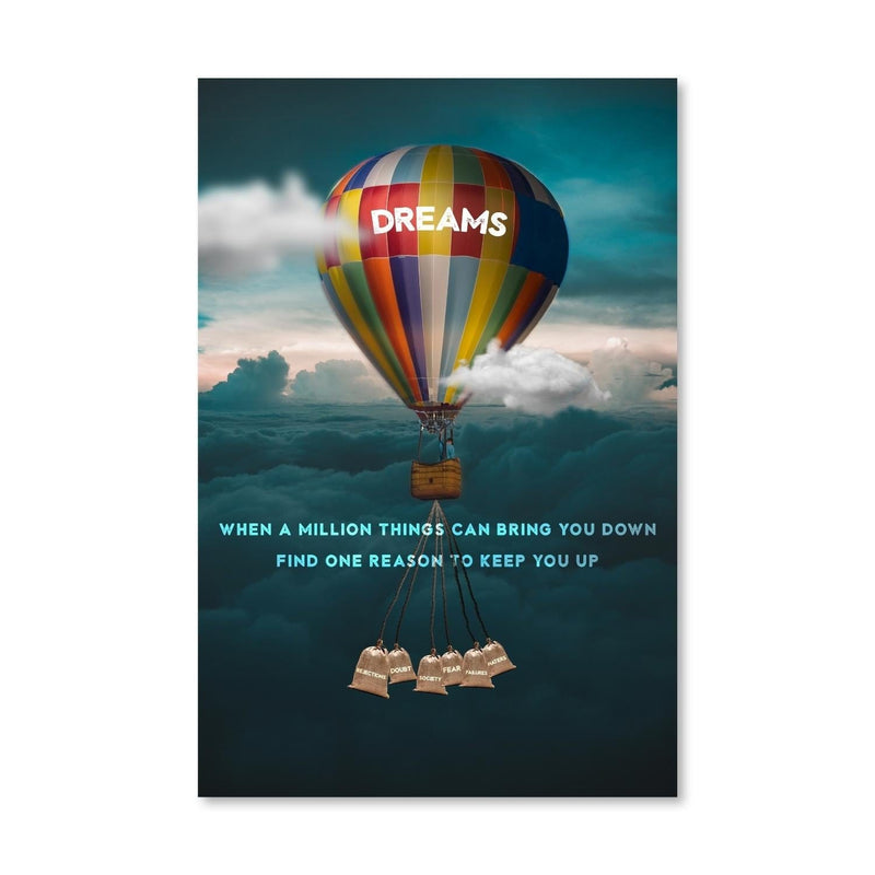 Dreams Balloon Canvas