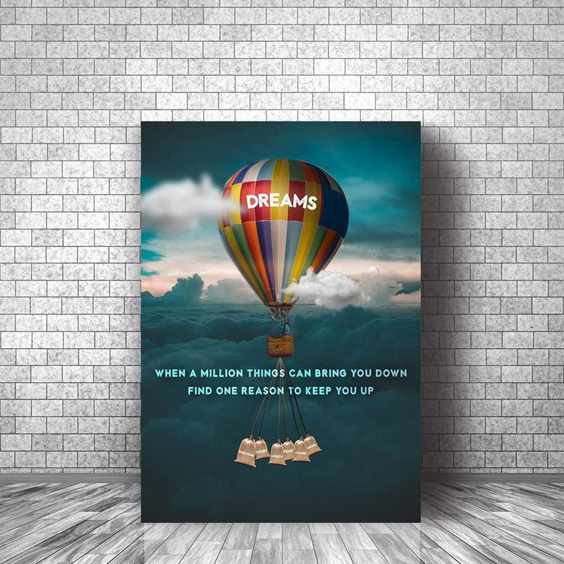 Dreams Balloon Canvas