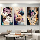 GobekUsa Dreamy Flowers Canvas Posters Set