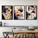 GobekUsa Dreamy Flowers Canvas Posters Set