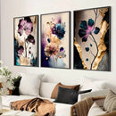 GobekUsa Dreamy Flowers Canvas Posters Set