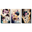 GobekUsa Dreamy Flowers Canvas Posters Set