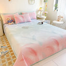 GobekUsa Dreamy Gradient Single Bedspread: Anti-Slip, Thick Quilted Mattress with Four Season Versatility