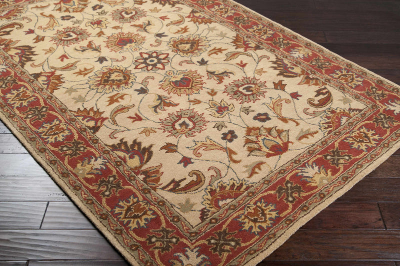Cherryfield Hand Tufted Brown & Rust 1001 Wool Rug