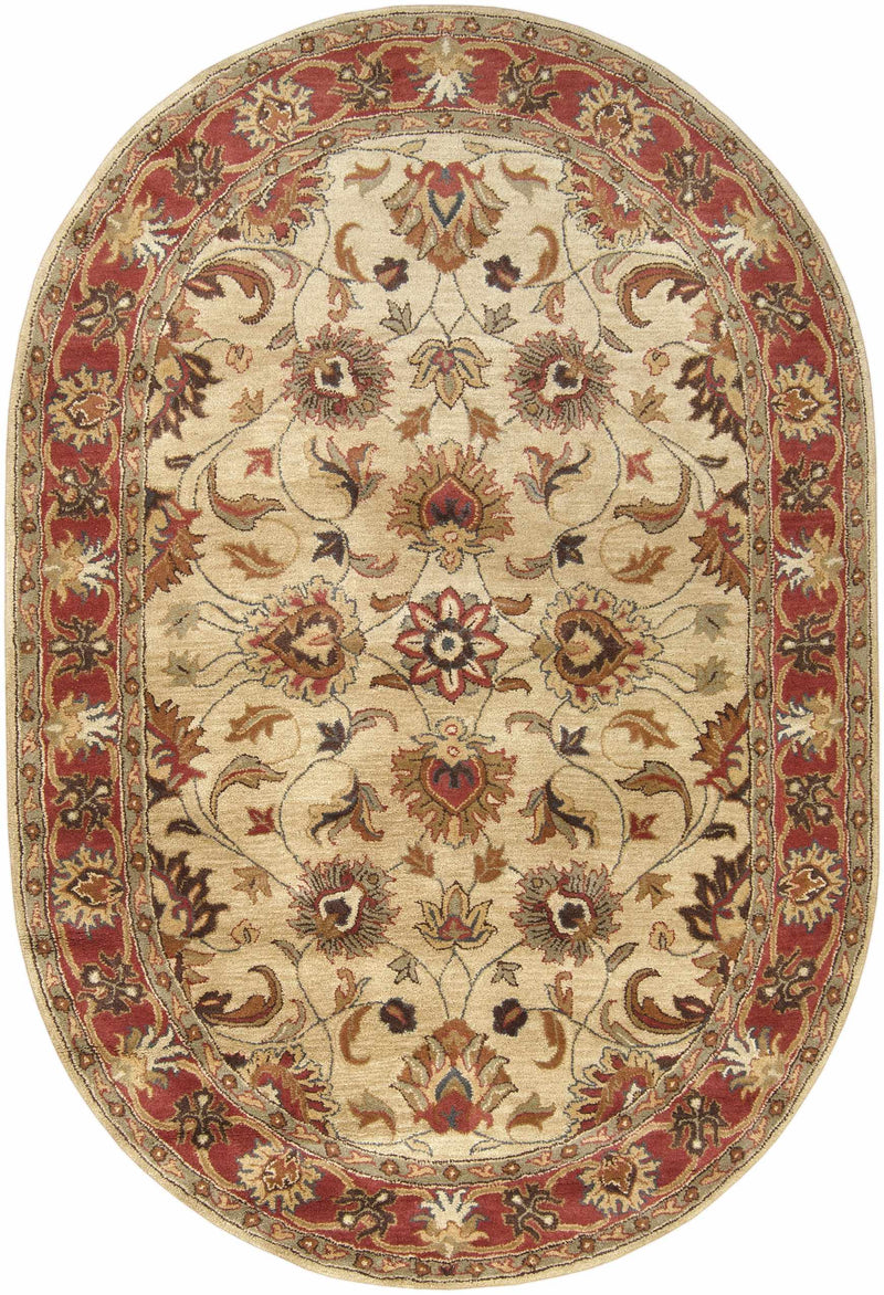 Cherryfield Hand Tufted Brown & Rust 1001 Wool Rug