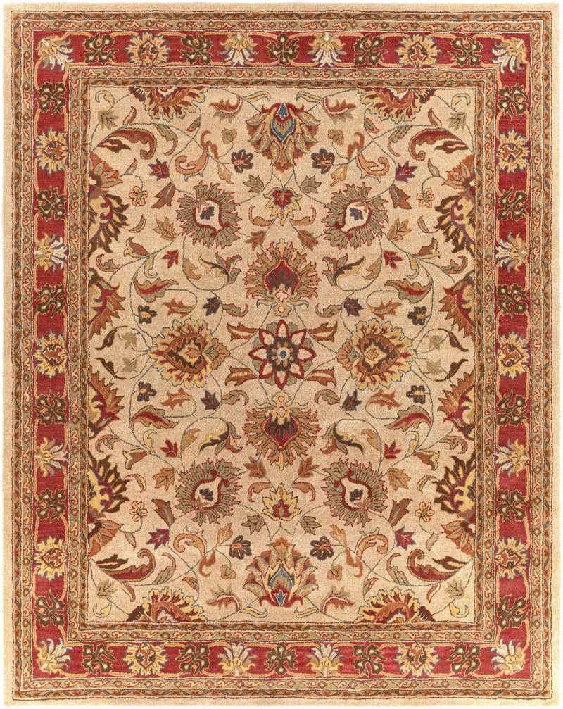 Cherryfield Hand Tufted Brown & Rust 1001 Wool Rug