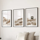 Minimalist Coastal Gallery Wall. Beige Beach Decor Set by Wall Art Set