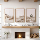 Minimalist Coastal Gallery Wall. Beige Beach Decor Set by Wall Art Set