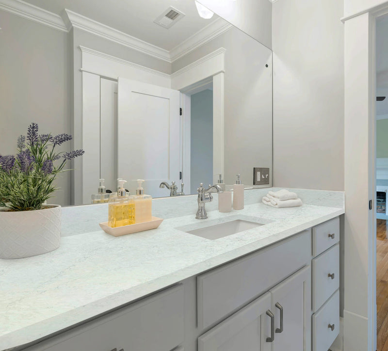 Drizzly White Tessa Quartz