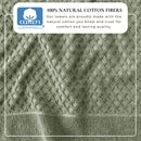 Cotton Diamond Waffle Weave Bath Towel Set - Grayson Collection by Great Bay Home