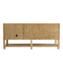 James Martin Breckenridge 72" Double Bathroom Vanity, Light Natural Oak