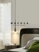 Droplet Aluminum Pendant Light With Remote Dimming