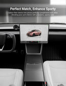 Dry Carbon Fiber Center Console Cover For Model Y Juniper / Model 3 Highland