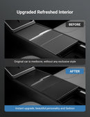 Dry Carbon Fiber Center Console Cover For Model Y Juniper / Model 3 Highland
