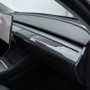 Dry Carbon Fiber Upper Dash Overlay for Model 3 / Y