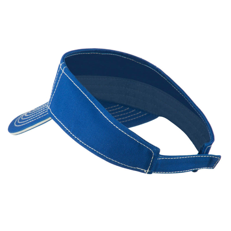 Contrast Stitch Sandwich Visor