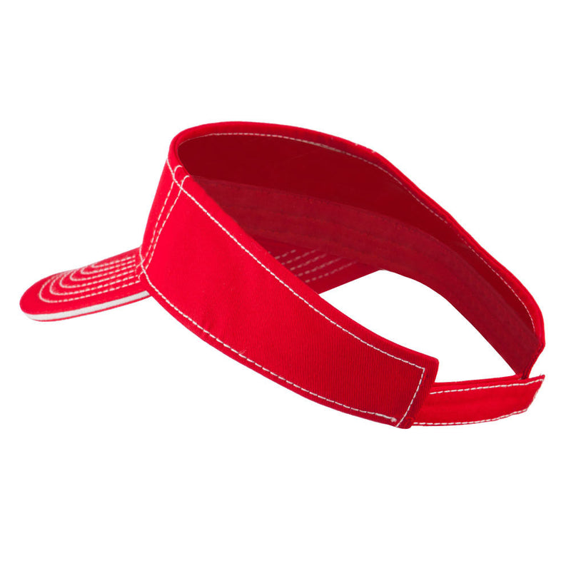 Contrast Stitch Sandwich Visor